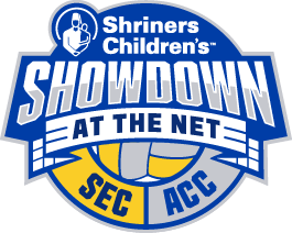 Shriners Children's Showdown at the Net Logo